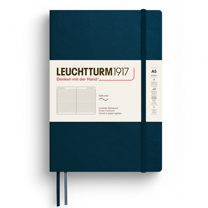 CAIET A5 DICTANDO COPERTA FLEXIBILA ALBASTRU MARIN LEUCHTTURM CAIET A5 DICTANDO COPERTA FLEXIBILA ALBASTRU MARIN LEUCHTTURM